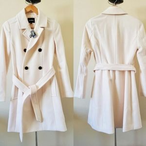 Express White/Cream Coat